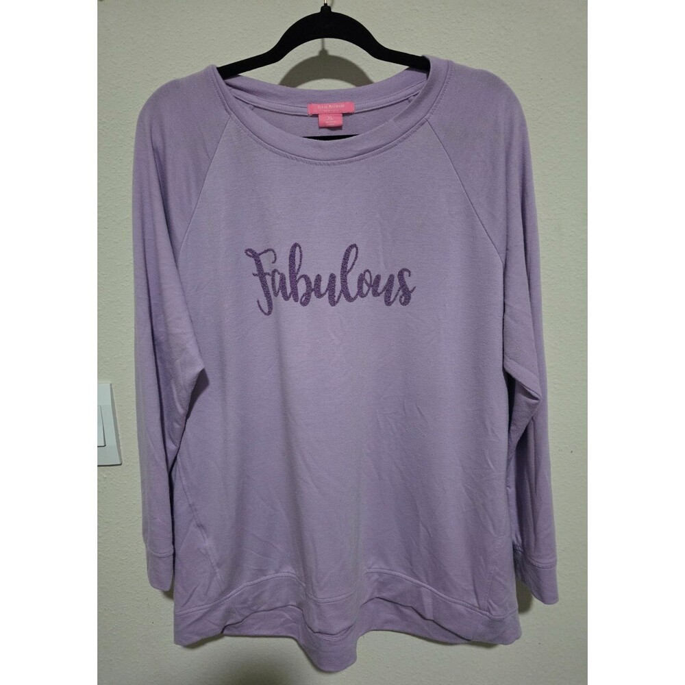 Isaac Mizrahi New York Women's Fabulous Statement Tunic Size XL Purple